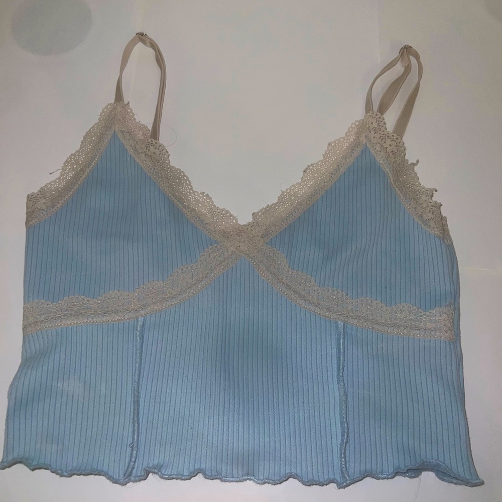 Blue Lace Camisole